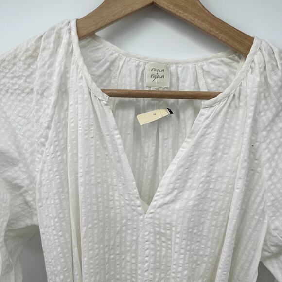 Evereve NWT Josephine Roan + Ryan White Long Sleeve Tie Waist Dress // XS - Picture 9 of 12